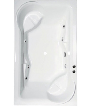 Ванна Alpen Duo 200х120 с гидромассажем