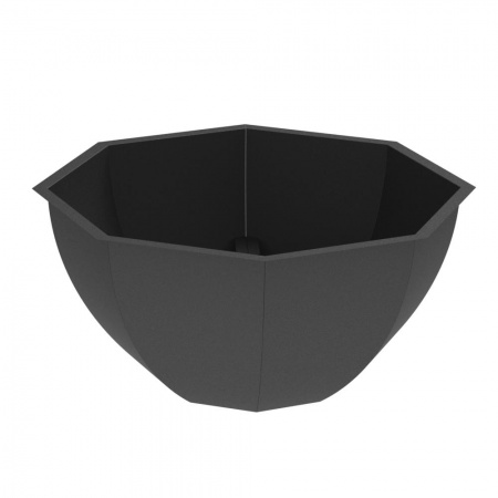 Банный чан 6 граней под самоотделку (Чёрный) Банный чан 6 граней под самоотделку (Чёрный)